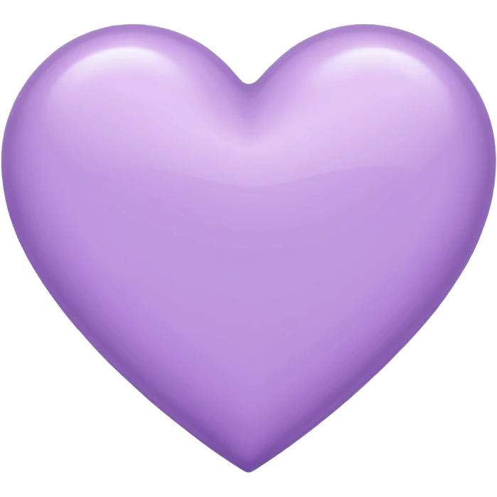 lilac heart emoji