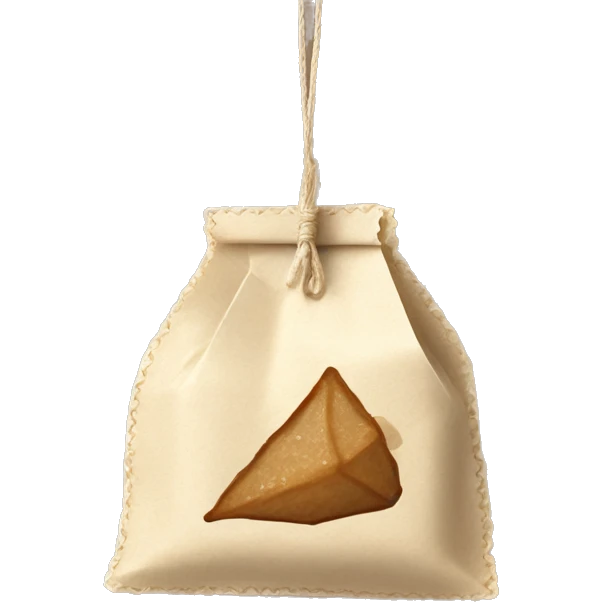 teabag beige with string emoji