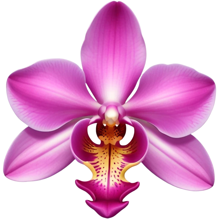 Baby pink orchid flower  emoji