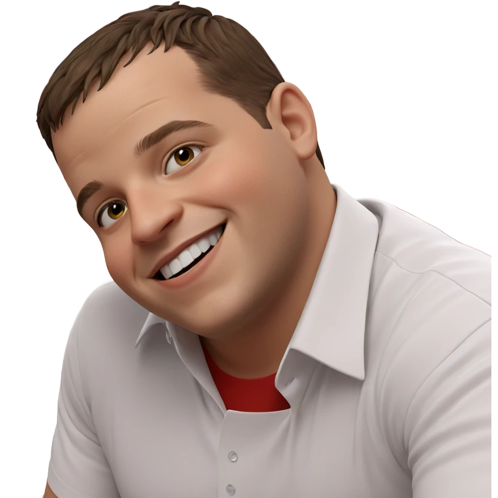 smiling boy in white shirt emoji