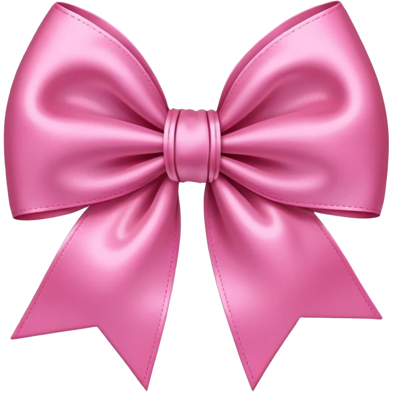 Pink bow emoji