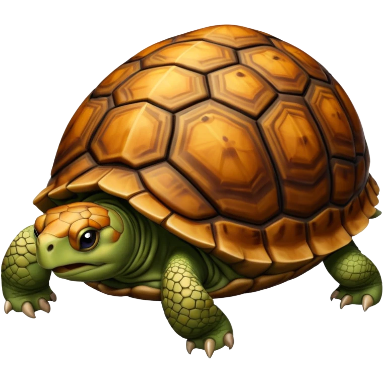 A tortoise flipped over emoji