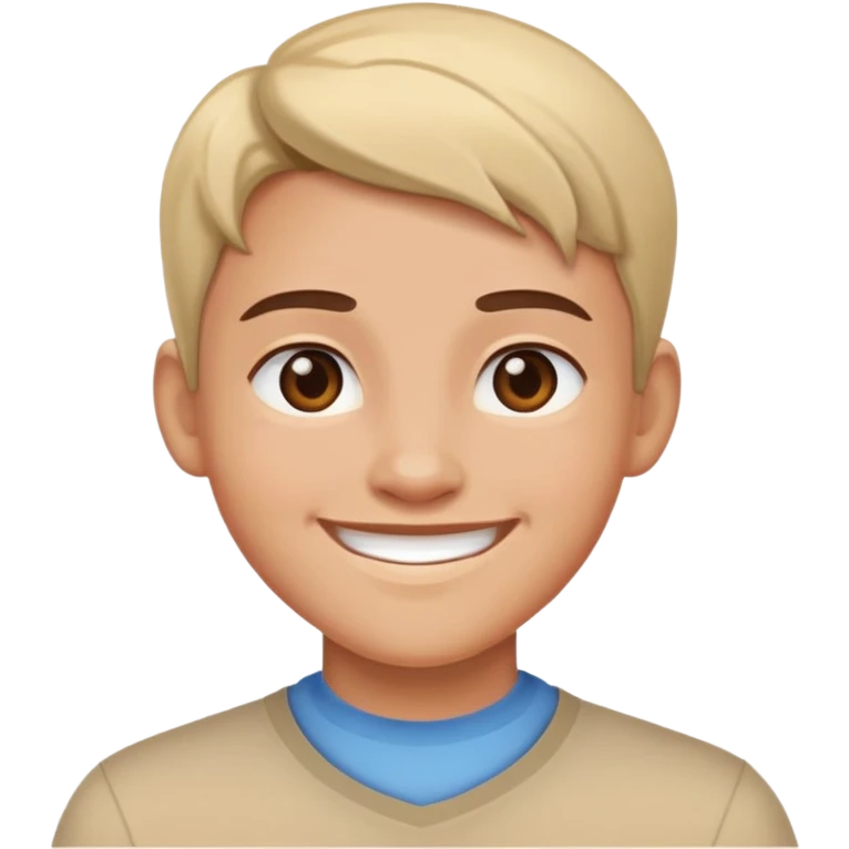 personalized cartoon avatar smiling emoji
