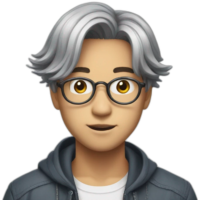 V de bts emoji