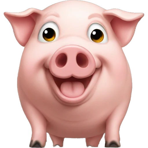 Pig in home emoji
