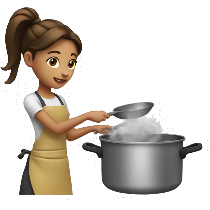 girl cooking emoji