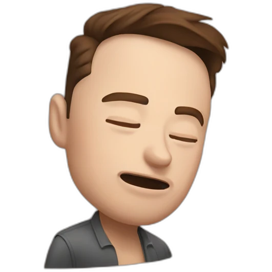 Elon musk qui dort emoji