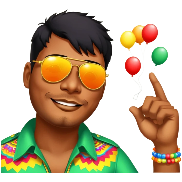 Joyful Reveler emoji