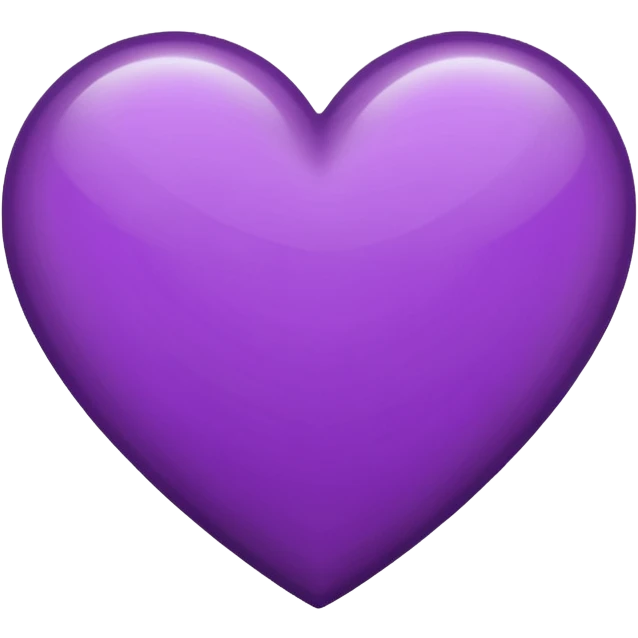 purple heart with a striped pattern emoji