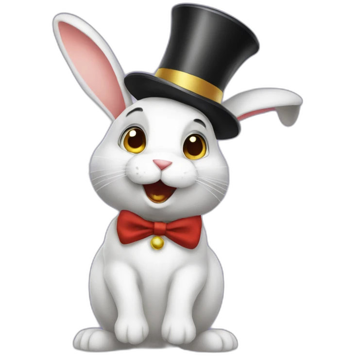 Magician rabbit emoji