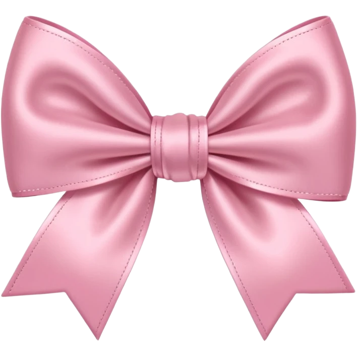 Baby pink bow emoji