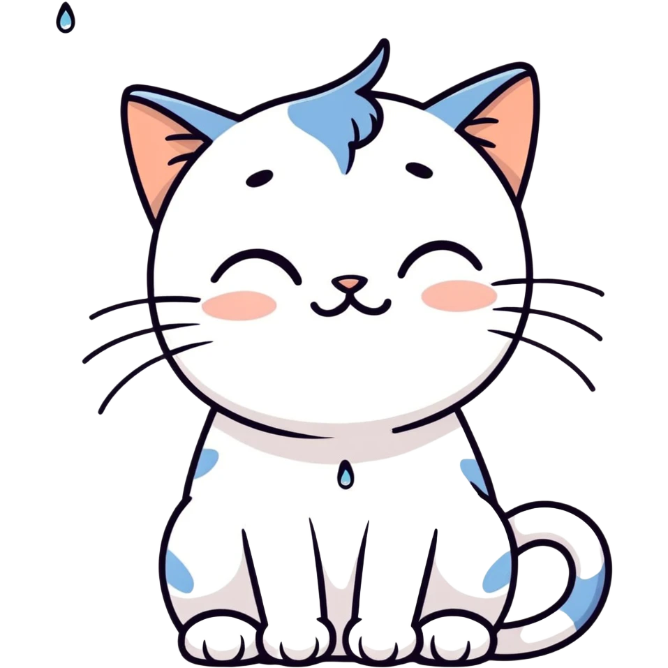 Crying cat meme emoji