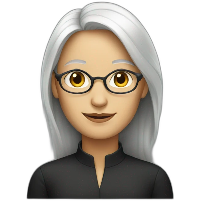 Steve Jobs as a woman emoji