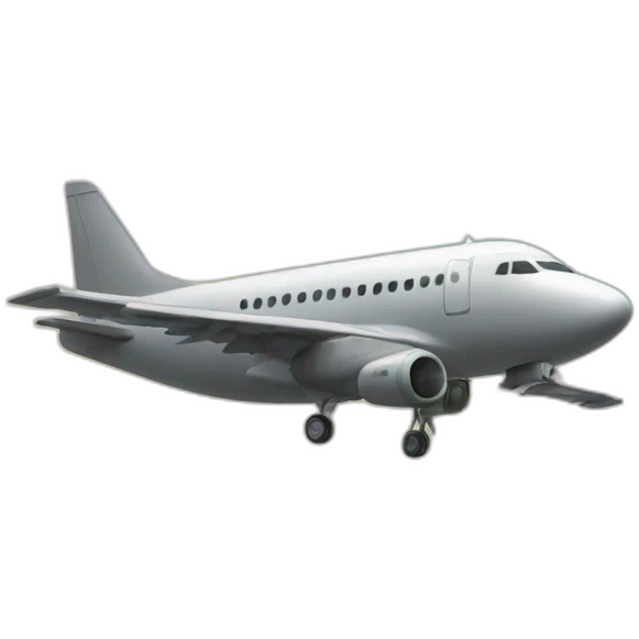 A plane crash emoji
