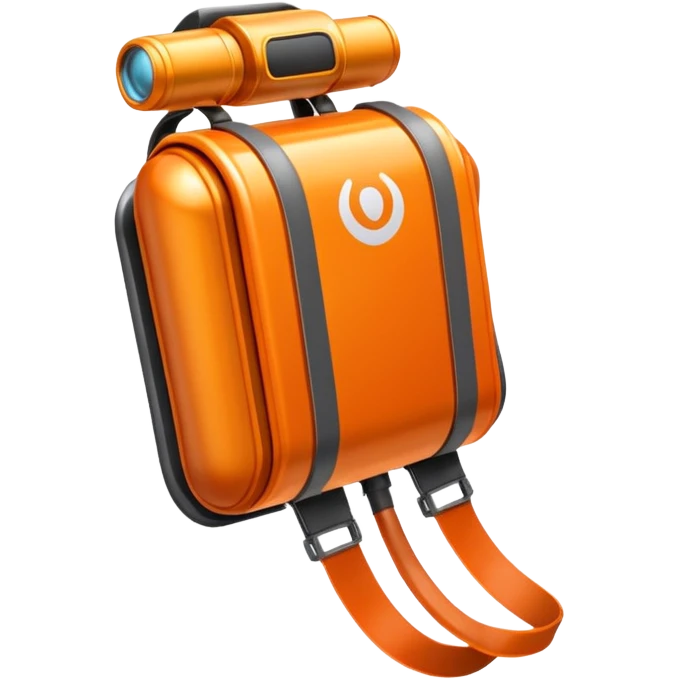 orange jetpack emoji