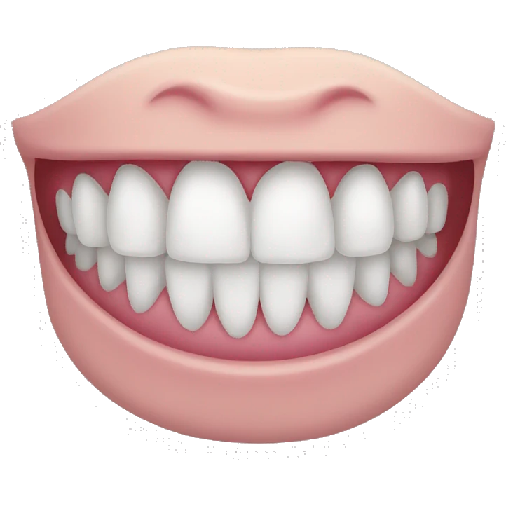 Smiley teeth. emoji