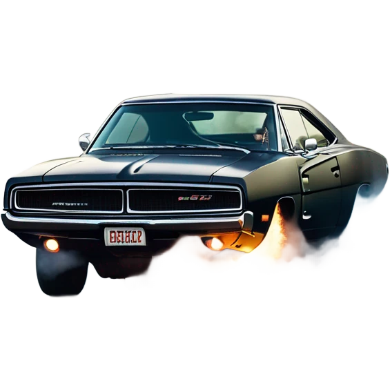 dodge charger scat pack doing burnout emoji