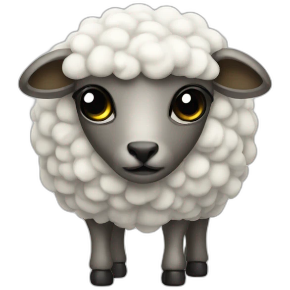 Electric sheep emoji