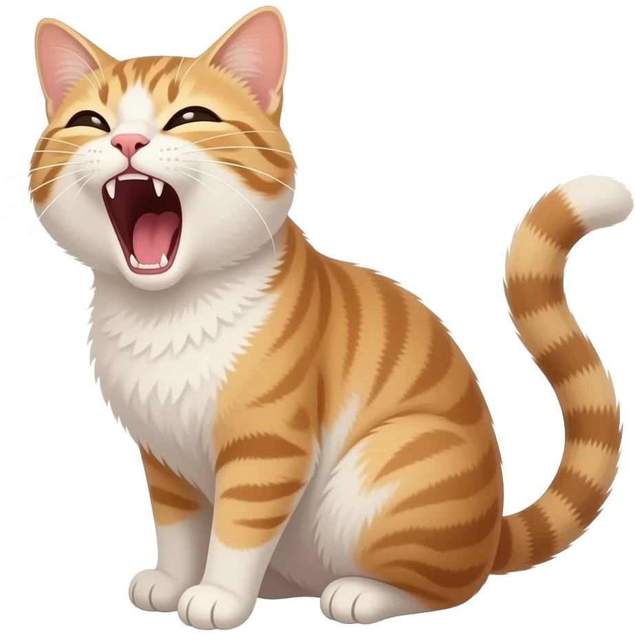 cat screaming emoji
