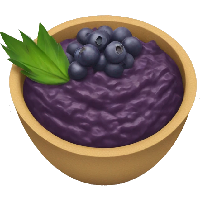 Acai bowl emoji