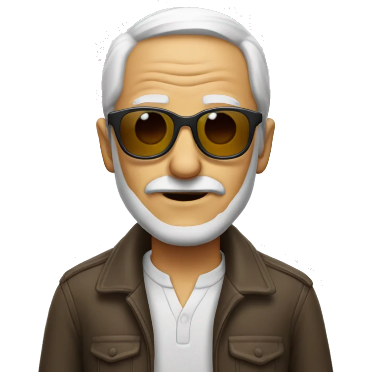 Old man with sunglasses emoji