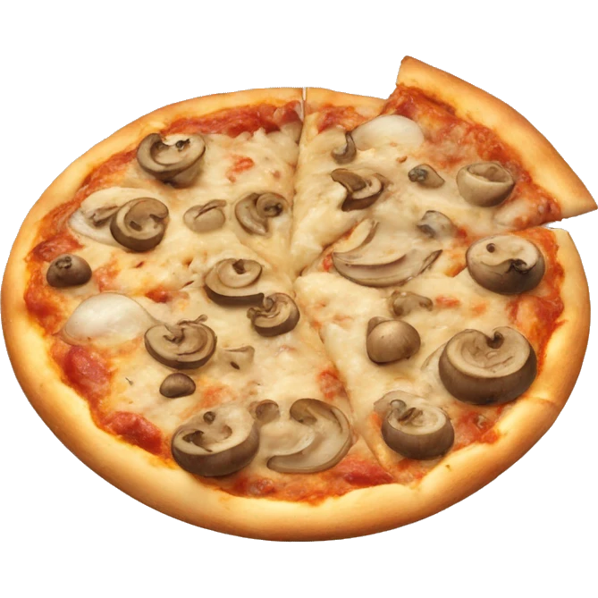 Mushroom and onion pizza emoji