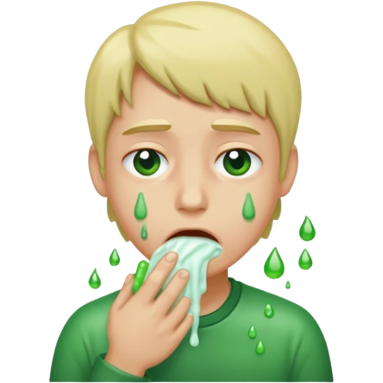 vomiting green emoji