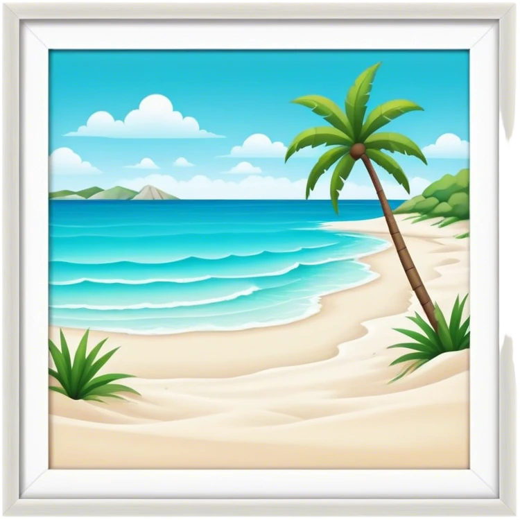 beach aesthetic emoji