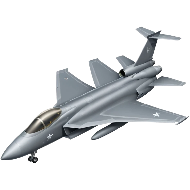Military jet emoji