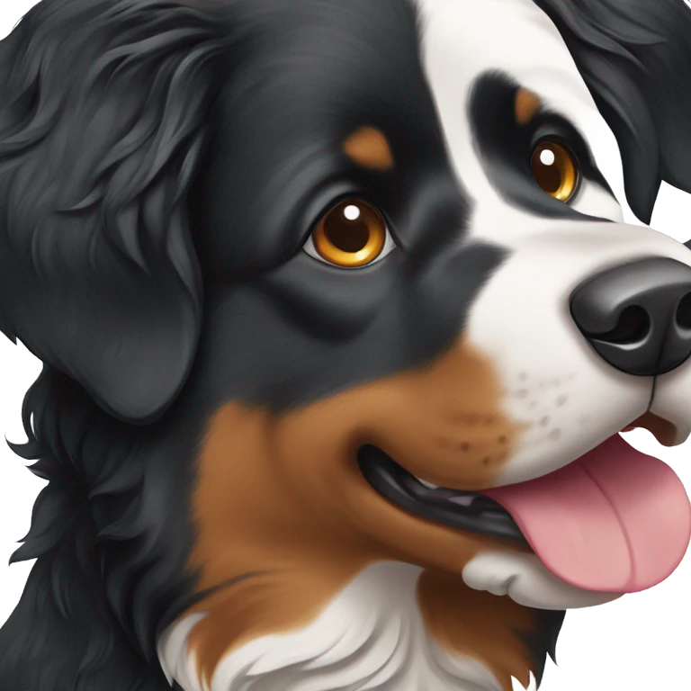 Bernese Mountain dog emoji