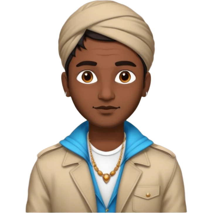 cool indian guy emoji
