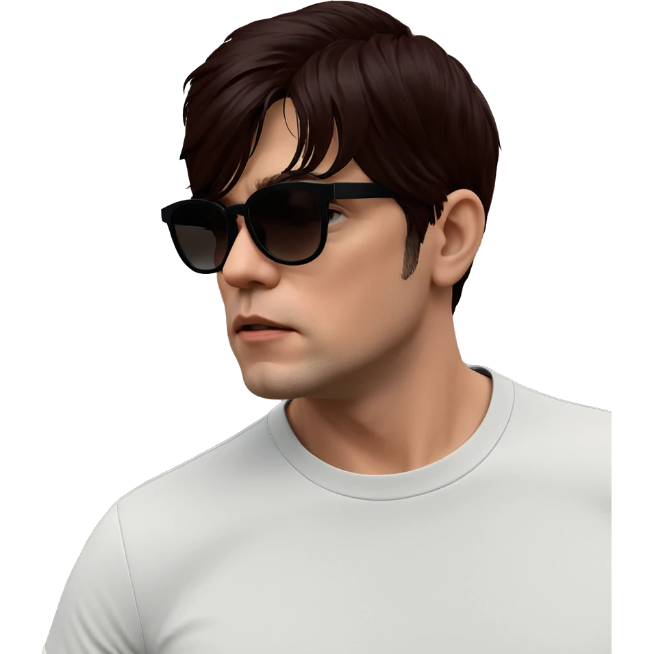 stylish outdoor solo portrait emoji