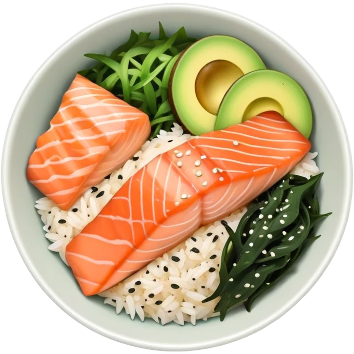Poke bowl emoji
