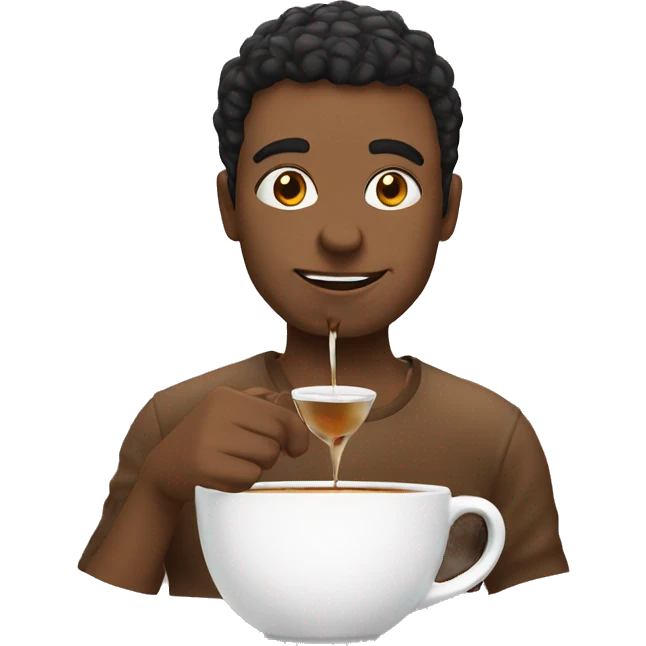 Drinking tea emoji