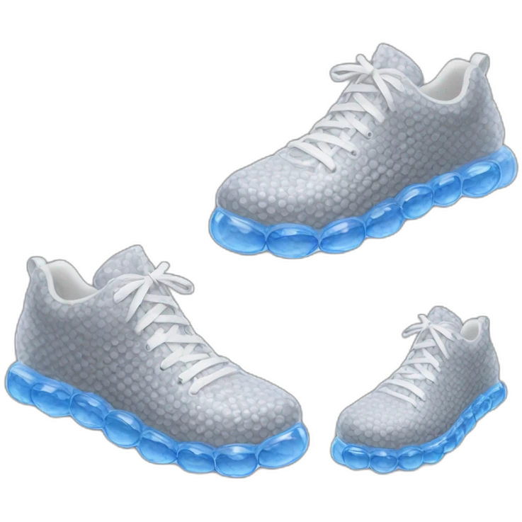 Bubble wrap sneakers emoji