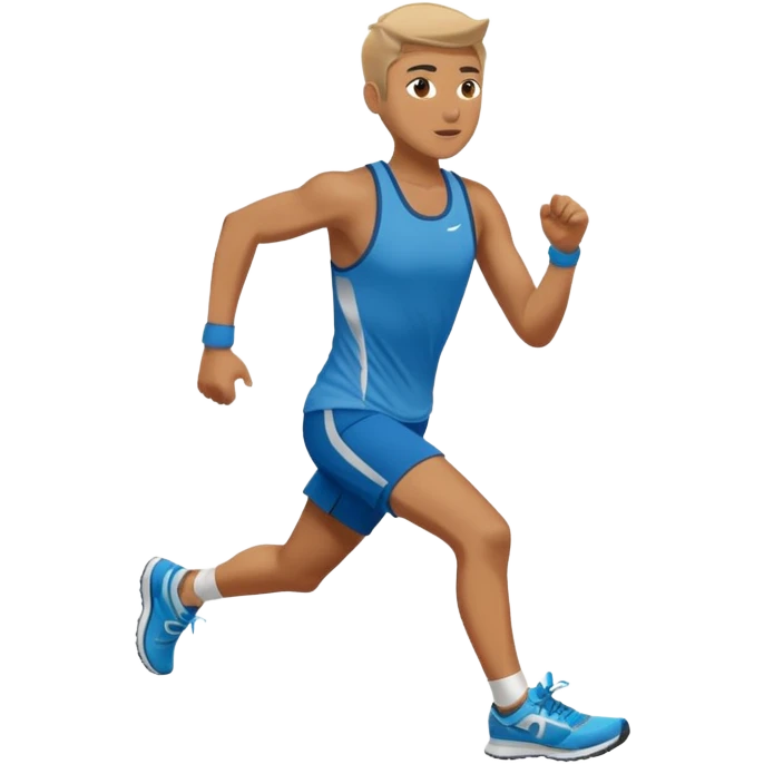 a person running a marathon  emoji