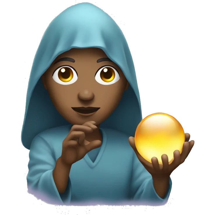 Psychic with crystal ball emoji