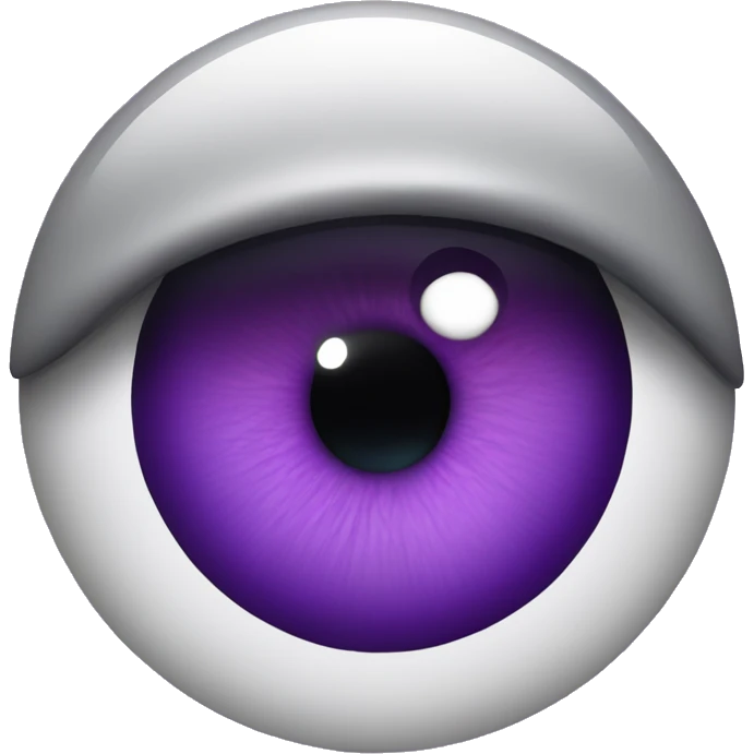 Purple eye  emoji