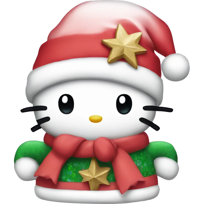 Hello kitty Christmas  emoji