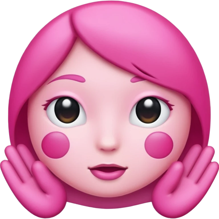 Pink and aesthetic emoji