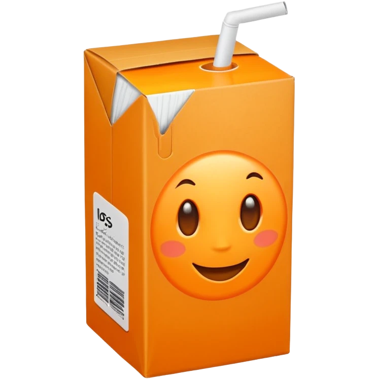 orange juice box emoji