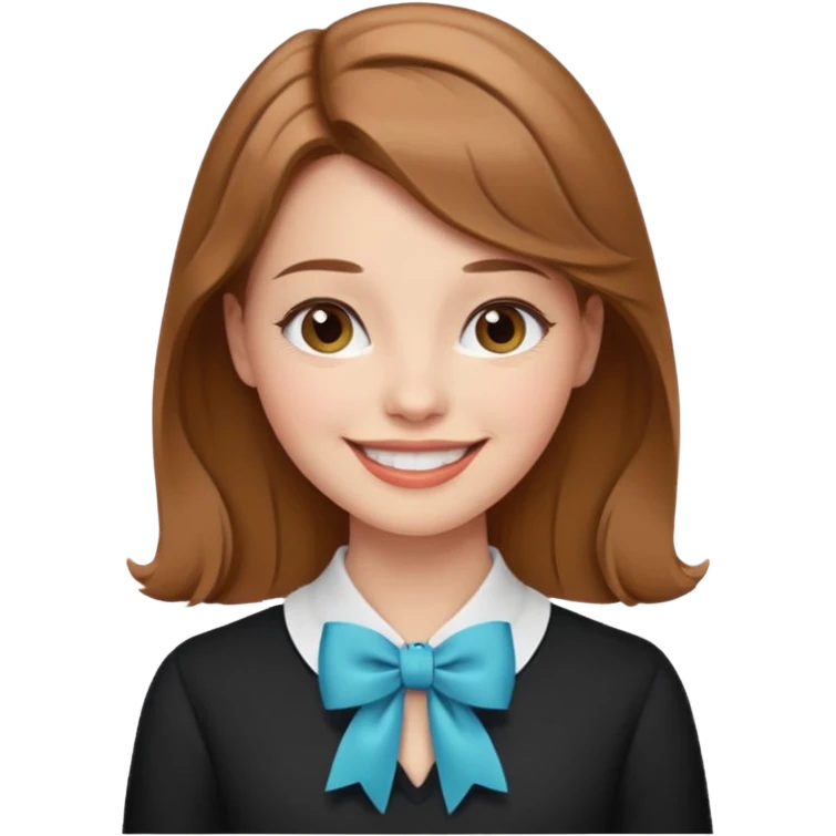 women with neckBow. emoji