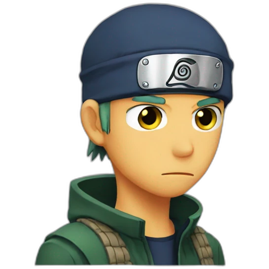 naruto triste como pepe emoji