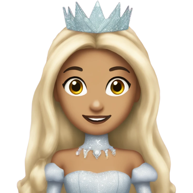 Ariana grande as Glinda from wicked  emoji