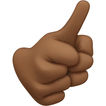 Pointing emoji emoji