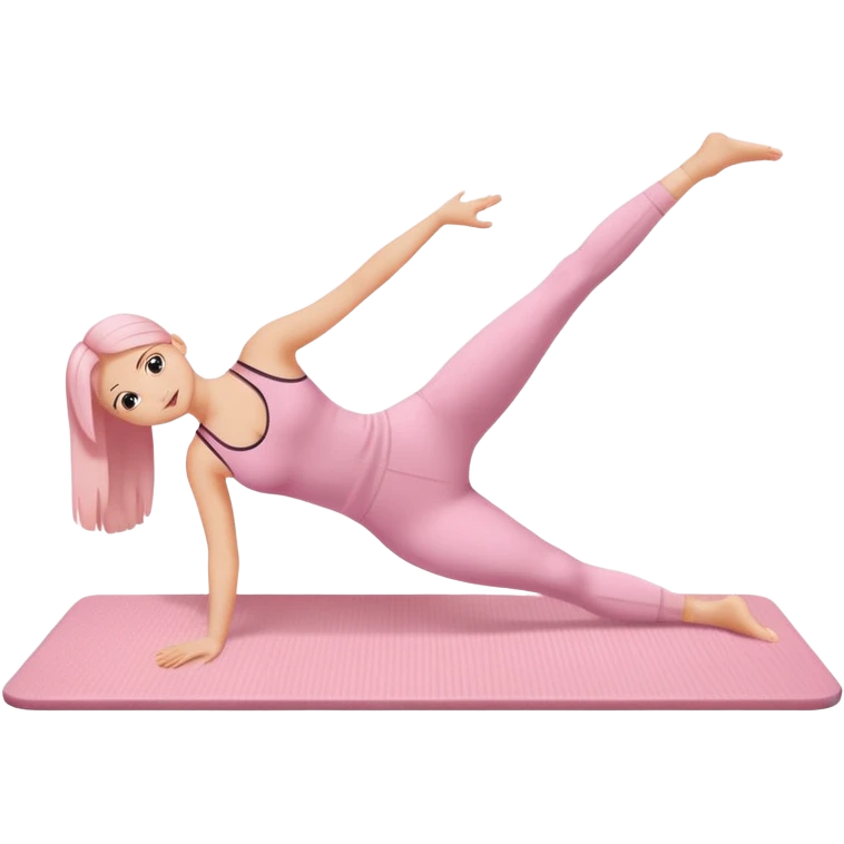 light pink pilates mat emoji