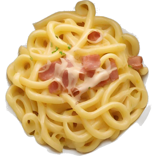Carbonara pasta bowl emoji