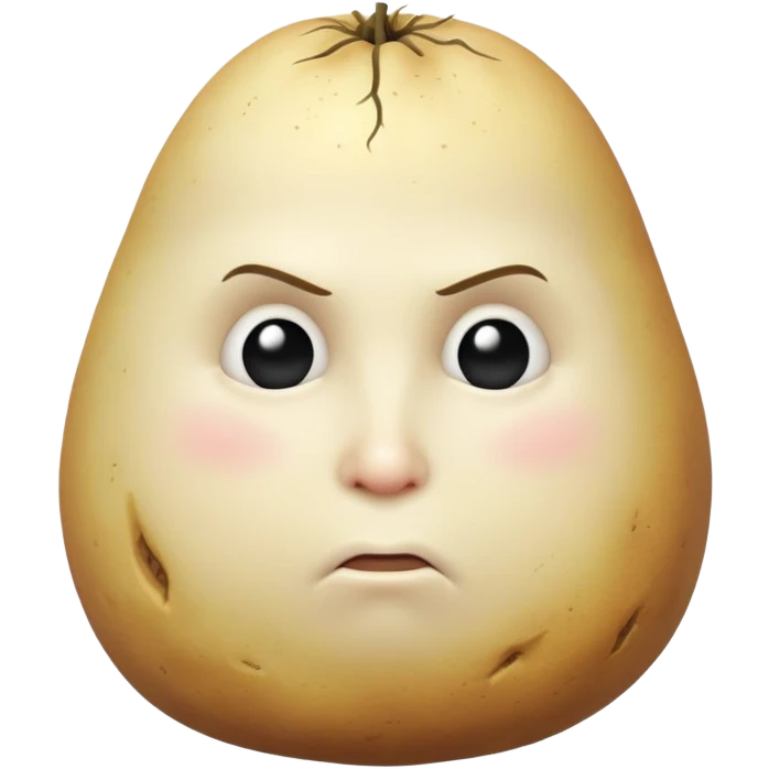 chillin goth potato villain  emoji