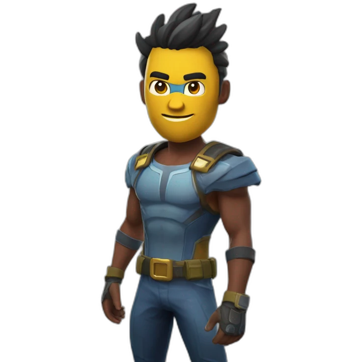 Skin super héros sur fortnite emoji