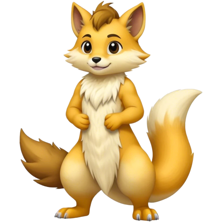 Vernid, LiLaiRa, Furry, Anthro, Full Body, Tufted tail emoji